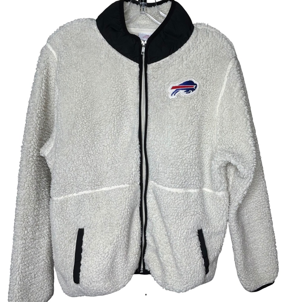 Buffalo Bills‎ NFL Teens Apparel XLarge 15/17 Cream Sherpa Jacket Out of Stock